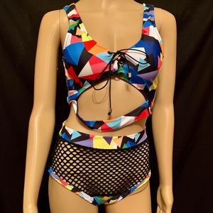 High-waisted Bikini two price swimsuit